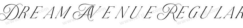 Dream Avenue Regular字体转换